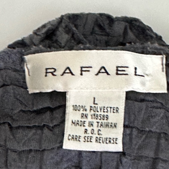 Rafael sz lg top silvery blue shade with same shade print with a touch of velvet - Picture 12 of 12